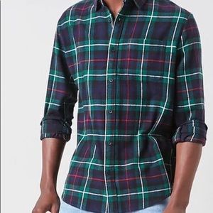 NWT Forever 21 Plaid Button-Front Flannel Shirt